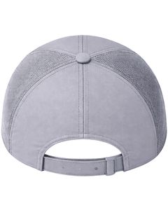Men Light Grey Mesh Panel Sports <b>Cap</b> Breathable Lightweight Adjustable Summer Running Training Outdoor Baseball Hat For Men Use - Product Image 3