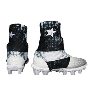 Cubrecalzado para tacos de fútbol americano, cubre cordones, para adultos, colores personalizados, poliéster/nailon, secado rápido, anti-UV - Product Image 1