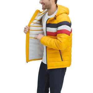 Chaqueta Acolchada de Moda para Hombre, Premium, Transpirable, Gruesa, Cálida, Impermeable, para Invierno, Uso Casual - Product Image 4