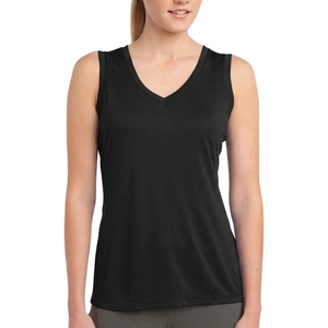 Women's Workout Tank <b>Top</b> Sleeveless Athletic T Shirt Breathable Sportswear Gym Fitness Training Wear - Product Image 6