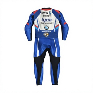 Traje de Motociclismo de Piel de Vacuno/Canguro Bm Tyco, Mono de Carreras, con Protección CE OEM, Hecho a Medida - Product Image 2