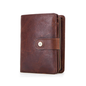 Best Selling Trending Style Custom Design Genuine Leather <b>Wallet</b> High Quality Wholesale <b>Cheap</b> Price Men Leather <b>Wallets</b> - Product Image 1