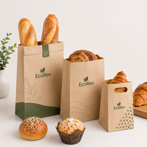 Wholesale EcoRev ECO42 Self Erecting Kraft <b>Paper</b> Food Packaging Boxes Rectangle <b>Biodegradable</b> Recyclable Eco-Friendly UV - Product Image 1