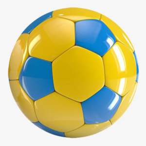 Balón de Fútbol Premium de PU para Entrenamiento, Cosido a Máquina, Amarillo y Azul, Balón de Fútbol Profesional para Entrenamiento, Tamaño Duradero, Cuero PU - Product Image 5