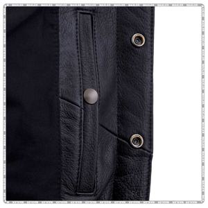 Gilet en cuir pour hommes personnalisé approuvé CE vêtements de sport de moto et de course automobile de haute qualité équipement de protection dans les grandes tailles - Product Image 6