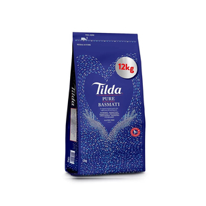Riz Basmati Pur Tilda, parfum naturel, sélection de grains longs, pour les repas quotidiens en famille et les recettes spéciales - Product Image 1