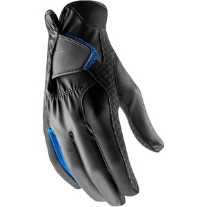 Gants de golf pour homme, main gauche, en cuir véritable, avec logo personnalisé, emballage, paume en cuir souple et durable, antidérapants, respirants, couleur blanche - Product Image 1