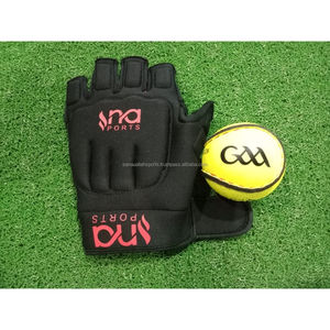 Gants de hurling de meilleure qualité pas cher prix Logo sur mesure anti-dérapant jeux de hurling gants de grip demi-doigts gants GAA - Product Image 6