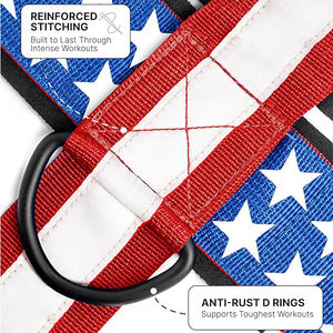 Arnés de Cuello de Poliéster y Nailon para Entrenamiento Muscular, Cadena Elástica, Set Combinado para Gimnasio, Levantamiento de Pesas, Ejercicio de Fuerza del Cuello - Product Image 6