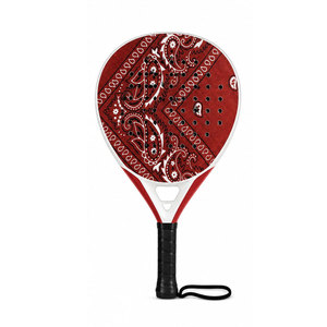 VIENNA INDUSTRY Premium – Grip en fibre de carbone léger et antidérapant, motif graphique imprimé personnalisé, forme goutte d'eau, rouge et blanc - Product Image 2