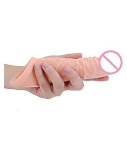 Manga de extensión realista Ampliación del pene Pareja Juguetes sexuales eróticos en La India Dragon Wolf Extender - Product Image 4