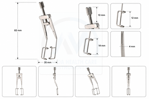 อุปกรณ์ตรวจตา AL MIDA HEALTH CARE INSTRUMENTS  แบบใช้มือ  วัสดุโลหะ ได้รับการรับรองมาตรฐาน CE ระดับ II สำหรับการผ่าตัด - Product Image 4