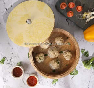 Caja Chapati Esmalte y Madera de Mango Europeo Durable Hecha a Mano Estilo Amor Náutico Pulido Artesanía Cocina Uso Recuerdo - Product Image 1