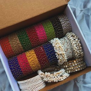Accesorios de Moda, Encantadores Brazaletes de Vidrio Hechos a Mano para Mujer, Colores y Tamaños Personalizables, Regalo para Boda, Aniversario, Cumpleaños - Product Image 3