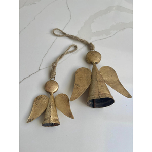 Standard Quality Farmhouse Decor Christmas Decor <b>Angel</b> Shape <b>Bell</b> Brass Made Metal Mini Cow <b>Bells</b> at Wholesale Price Supplies - Product Image 3