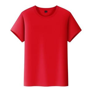 T-shirt en coton uni pour homme, décontracté, doux, à manches courtes, col rond, léger, mode estivale, t-shirt basique - Product Image 4