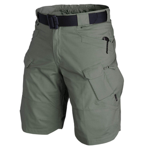 Everyday Casual Mens Solid Cargo Shorts Utility Pocket Design Breathable 180g Polyester/Nylon Lightweight Waterproof <b>Windproof</b> - Product Image 5