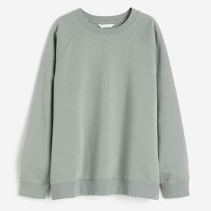 Sudadera Oversize Lisa de Alta Calidad para Mujer, Manga Raglán, con Logotipo Personalizado, Estilo Urbano - Product Image 1