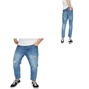 New Latest Design Casual <b>Jeans</b> for <b>Men</b> Best Quality Breathable Plus Sized Pockets 100% Cotton Acid Wash Waterproof OEM Serviced - Product Image 6