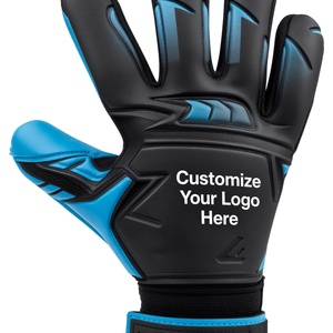 Gants de gardien de but de football personnalisables avec logo, en PU, respirants, avec sangle de poignet réglable, unisexe - Product Image 3