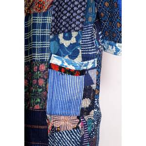 Kimono corto para mujer, el más vendido, hecho a mano, de seda Kantha, estilo vintage, para el invierno, para dormir. - Product Image 2