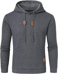 Sudadera con Capucha de Invierno para Hombre, de Alta Calidad, Marca GAF OEM, Sólida, Transpirable, de Secado Rápido, Talla Grande, Informal, para Gimnasio, Deportiva - Product Image 6