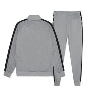 Survêtements d'hiver en molleton respirant imprimé uni, unisexe, avec logo personnalisé, ensemble deux pièces pour l'entraînement sportif et le jogging, vente en gros - Product Image 2