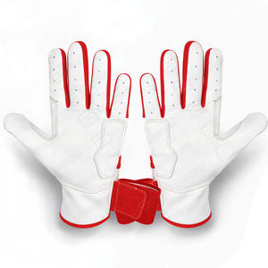 Professional Baseball Batting Gloves High Quality Breathable Leather Lightweight Durable <b>Hook</b> Loop Closure Customizable Sizes - Product Image 3