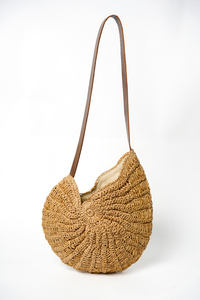 Bolso de Mujer Estilo Inglés 2026 Ecológico de Rafia, Elegante, Ligero, Tamaño Personalizable, Correa de Cuero, Bordado, Forro de Algodón - Product Image 5