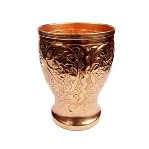 All Hammered Pure Copper Water Drinking Tumbler <b>Moscow</b> <b>Mule</b> <b>Cup</b> Ayurveda Health Beverage Vessel Tableware Straw Eco-Friendly - Product Image 4