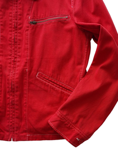 Veste de travail en toile pour homme, personnalisable OEM, vente en gros, veste décontractée en coton avec fermeture éclair et doublure, veste épaisse pour l'hiver - Product Image 4
