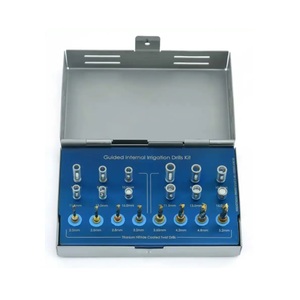 Kit de brocas manuales de acero inoxidable quirúrgico para implantes dentales con irrigación interna guiada y tope - Product Image 5