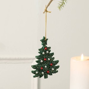 Adorno Navideño Redondo Bordado a Mano con Cuentas de Ratán, Decoración Moderna Directo de Fábrica - Product Image 2