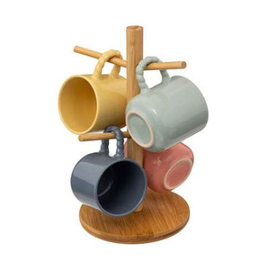 Hot Arrival Wooden Mug <b>Tree</b> <b>Stand</b> Rustic Artistic Handcrafted Minimalist Modern Kitchen Dining Home Office Organize - Product Image 1