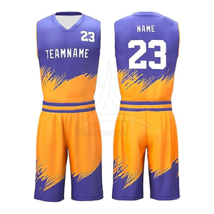 Uniforme de basket-ball de haute qualité, vente directe d'usine, respirant, pour hommes, ensemble deux pièces. - Product Image 5