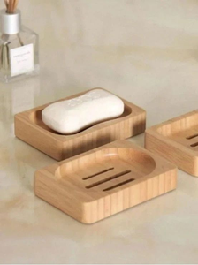 High Quality Eco-Friendly Wooden <b>Soap</b> <b>Dish</b> Modern Portable Design Luxury Style Safe for Home Use Premium Look Export Quality - Product Image 2