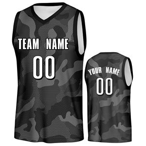 Maillot de basket-ball réversible sans manches pour hommes, kit personnalisé avec logo, maillot et short sublimés, vêtements de sport OEM, vente en gros - Product Image 6