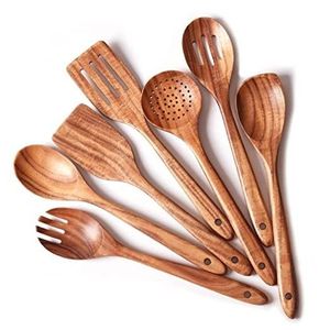 Juego de Utensilios de Cocina de Madera de Acacia de 11 Piezas, Apto para Horno, Microondas y Lavavajillas, Herramientas de Cocina - Product Image 3