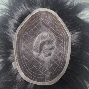 Perruque Toupet Cheveux Vierges Indiens Remy Soudés, Ondulés et Lâches, Taz Hair BD, Trame Simple, Expédition Via FedEx DHL UPS - Product Image 1