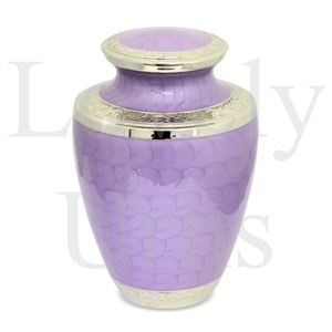 Urne funéraire en aluminium violet foncé, conteneur pour cendres, souvenir funéraire, durable, élégant, qualité supérieure, souvenir commémoratif - Product Image 4