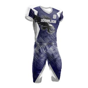 Low MOQ Cheap Price American Football Uniform Best Selling Soft Fabric Custom Design American Football Uniform - Product Image 1