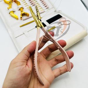 Kit d'outils multifonctionnels pour extensions de cheveux avec ciseaux, peigne, pinces à cheveux rapides, crochet en boucle et aiguilles en C - Product Image 4