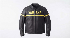 MotoCP Ramaha <b>Racing</b> <b>Jacket</b>/Chaqueta Stylish Leather Riding Gear Protection Level 2 CE Certified - Product Image 1