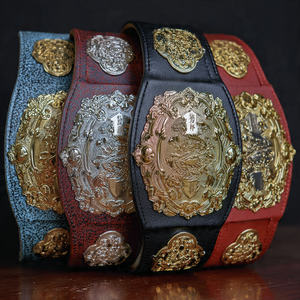 Ceinture de championnat de lourds en or pour arts martiaux, ceinture de boxe, ceinture de karaté, judo, taekwondo - Product Image 5