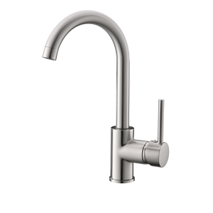 ก๊อกน้ำห้องครัวสแตนเลสแบบก้านเดียวสำหรับใช้งานเชิงพาณิชย์ ก๊อกน้ำอ่างล้างจานแบบรูเดียวทันสมัย - Product Image 6