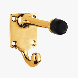 Antique Finish Brass Wall <b>Curtain</b> Hook Modern Homes High Quality Durable Corrosion Resistant Long Term Use <b>Bathroom</b> Screw Door - Product Image 1