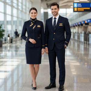 Uniforme <span class=keywords><strong>de</strong></span> Aerolínea <span class=keywords><strong>American</strong></span> <span class=keywords><strong>Airlines</strong></span>, Traje Personalizado para Tripulación Profesional, Uniforme <span class=keywords><strong>de</strong></span> Alta Calidad para Aerolíneas y Hoteles - Product Image 3