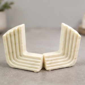 Modern <b>White</b> Banswara Bookends U Shape Home Decor Craft Art Decorative Stand - Product Image 3