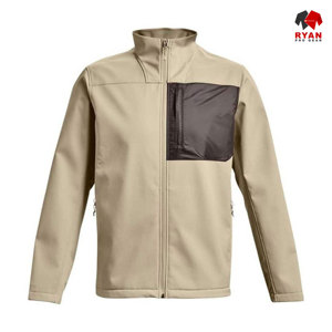 Veste softshell personnalisée Ryan Pro Gear pour hommes, fermeture éclair, logo personnalisé, design OEM - Product Image 6
