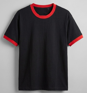 เสื้อยืดคอกลมผู้ชายผ้าฝ้ายทรงปกติแบบเรียบง่าย แขนสั้น สำหรับออกกำลังกายและแฟชั่น สำหรับตลาดโลก - Product Image 4